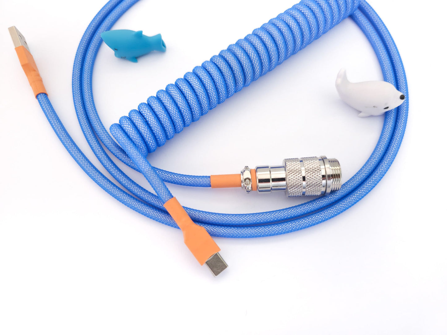 Blue keyboard cable