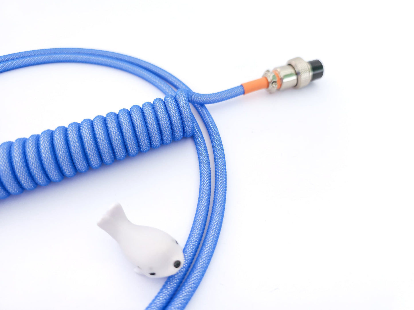 Blue keycaps cable