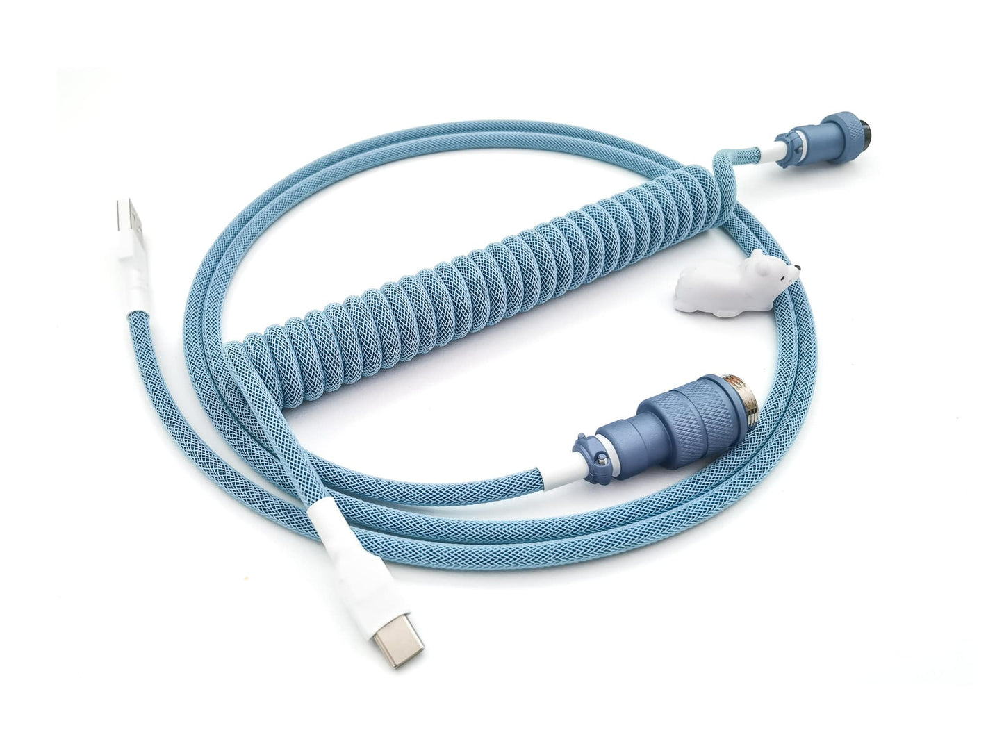 Blue shades keyboard cable