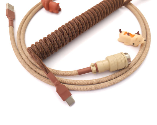 Brown keyboard cable
