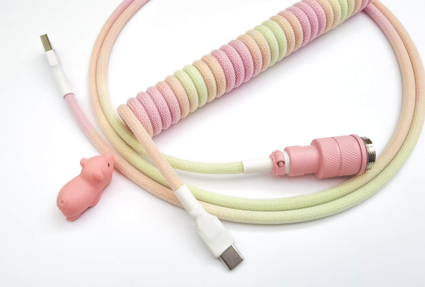 coiled keyboard cable kawaii