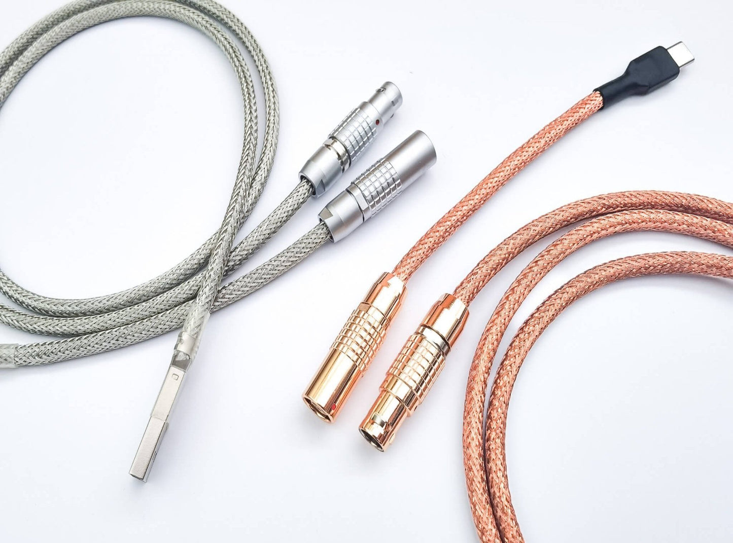 Copper USB Lemo keyboard cable