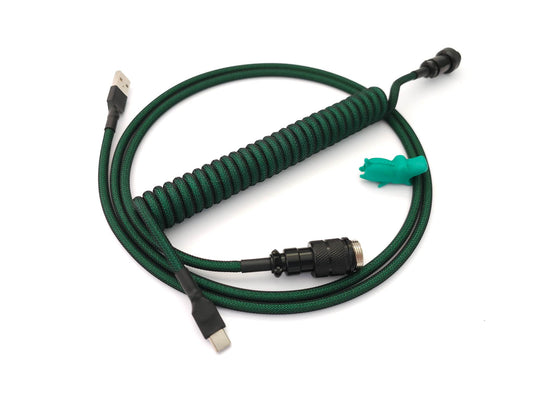 Dark green cable