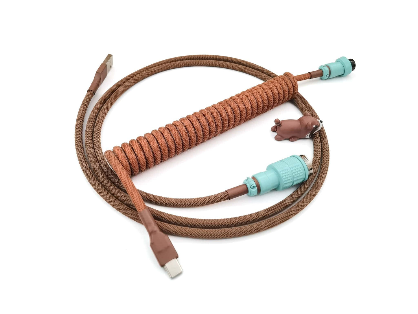 GMK Copper keycaps cable