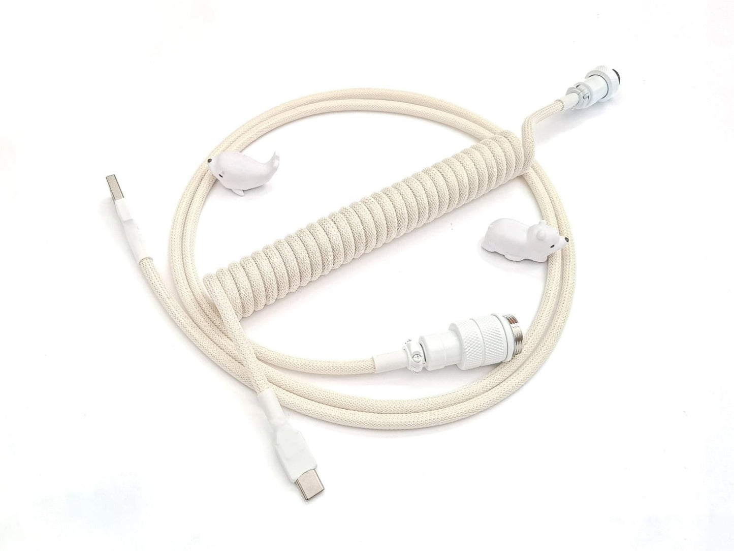 GMK Soyamilk coiled keyboard cable