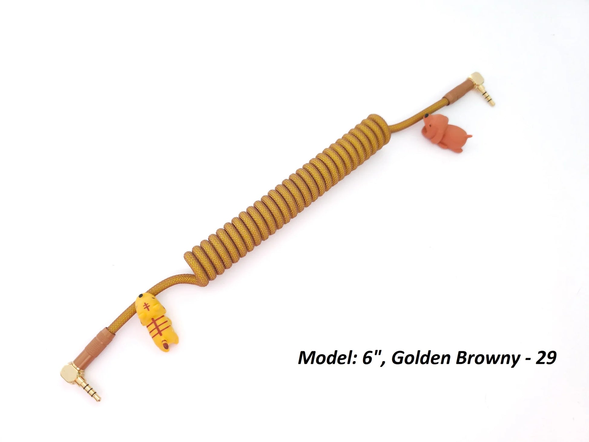 Golden Brown TRRS Cable