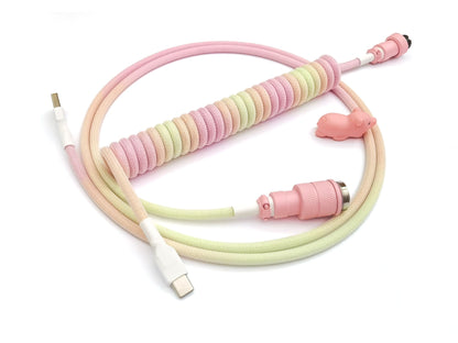 Kawaii Rainbow keyboard cable