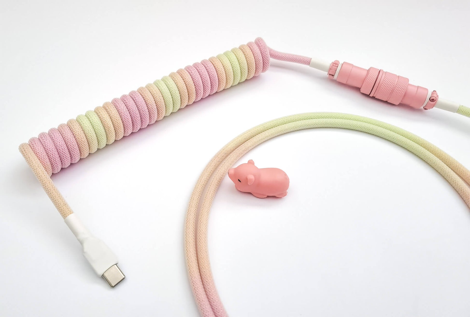 Custom Coiled Keyboard USB Cable KAWAII CABLE 