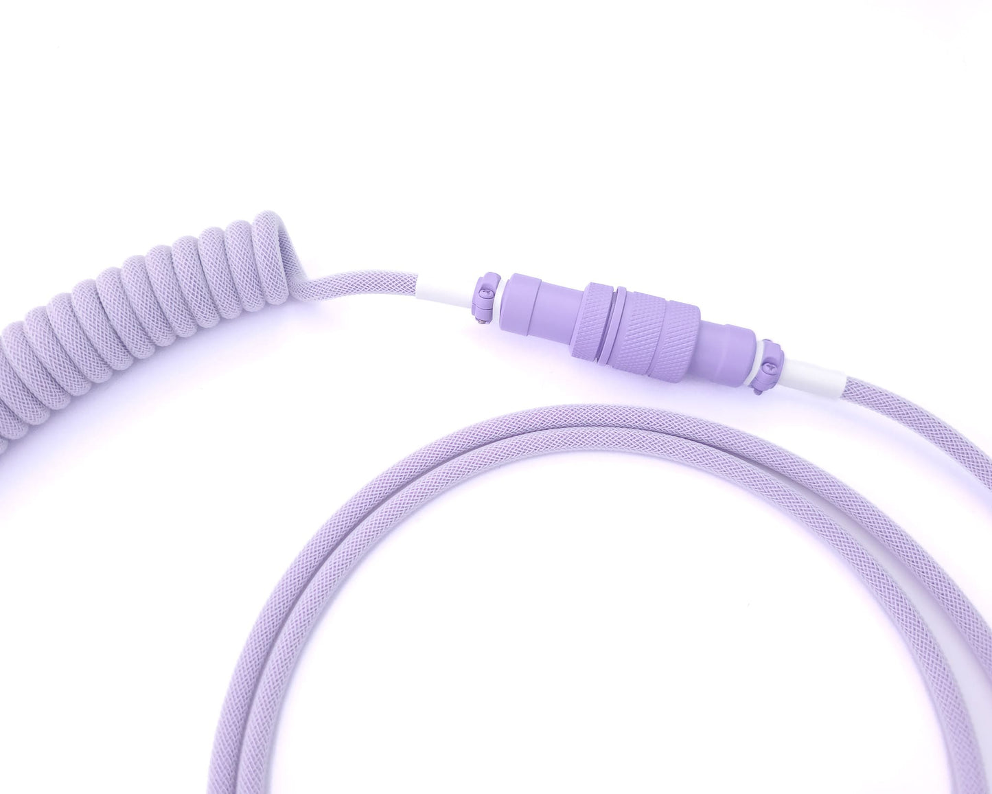 Coiled keyboard cable "Lavender"
