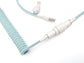 Pastel teal keyboard cable