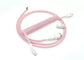 pink coiled keyboard cable