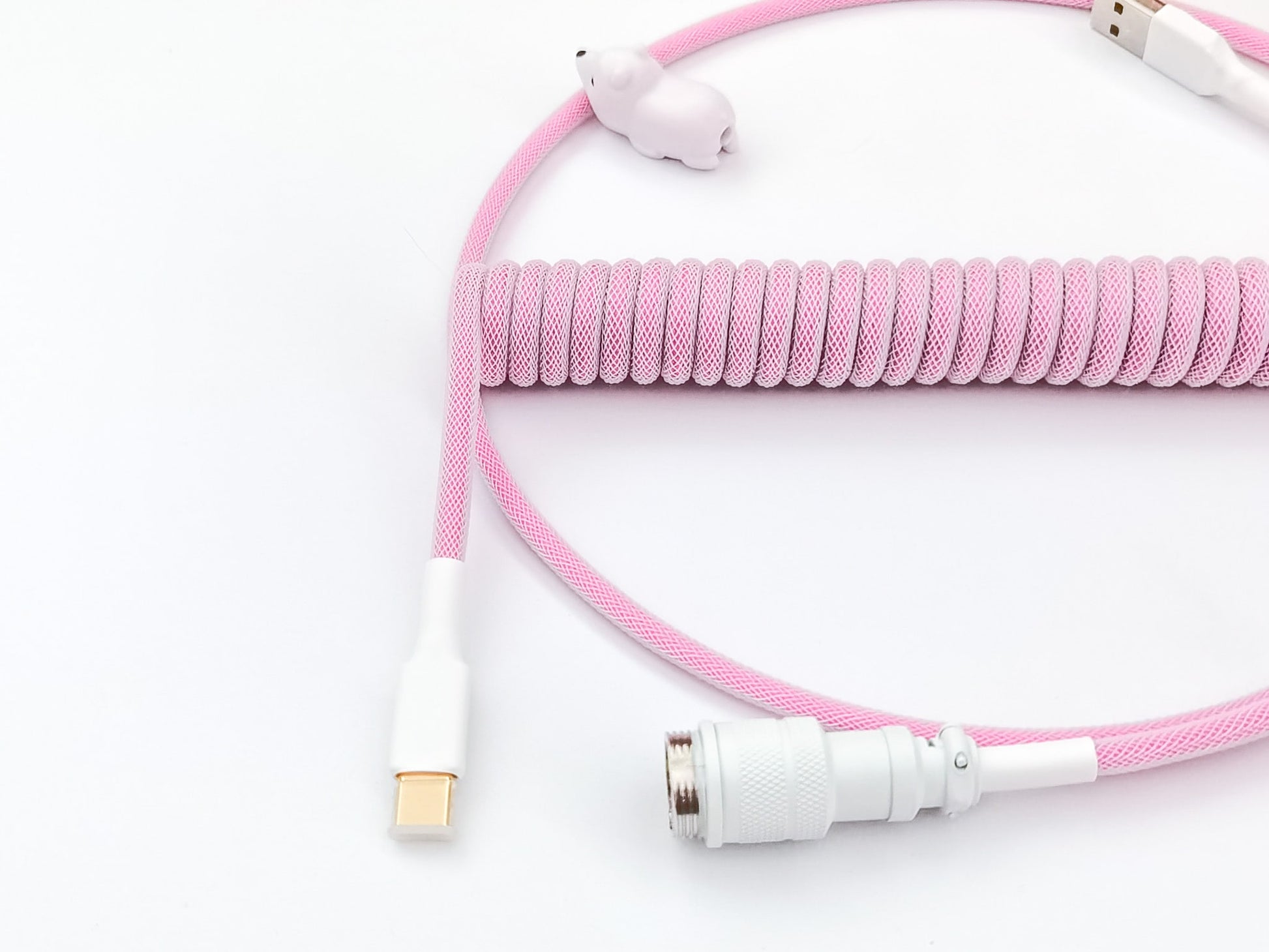 Pink keyboard cable