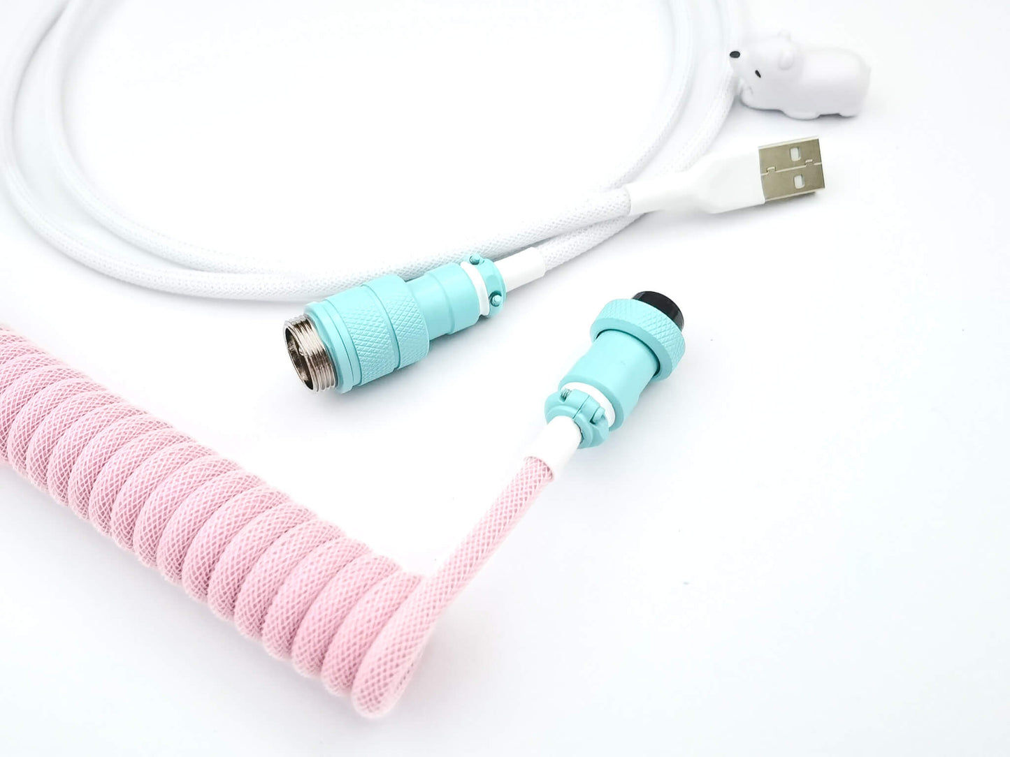 Pink keyboard cord