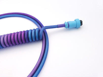 Purple coil cable