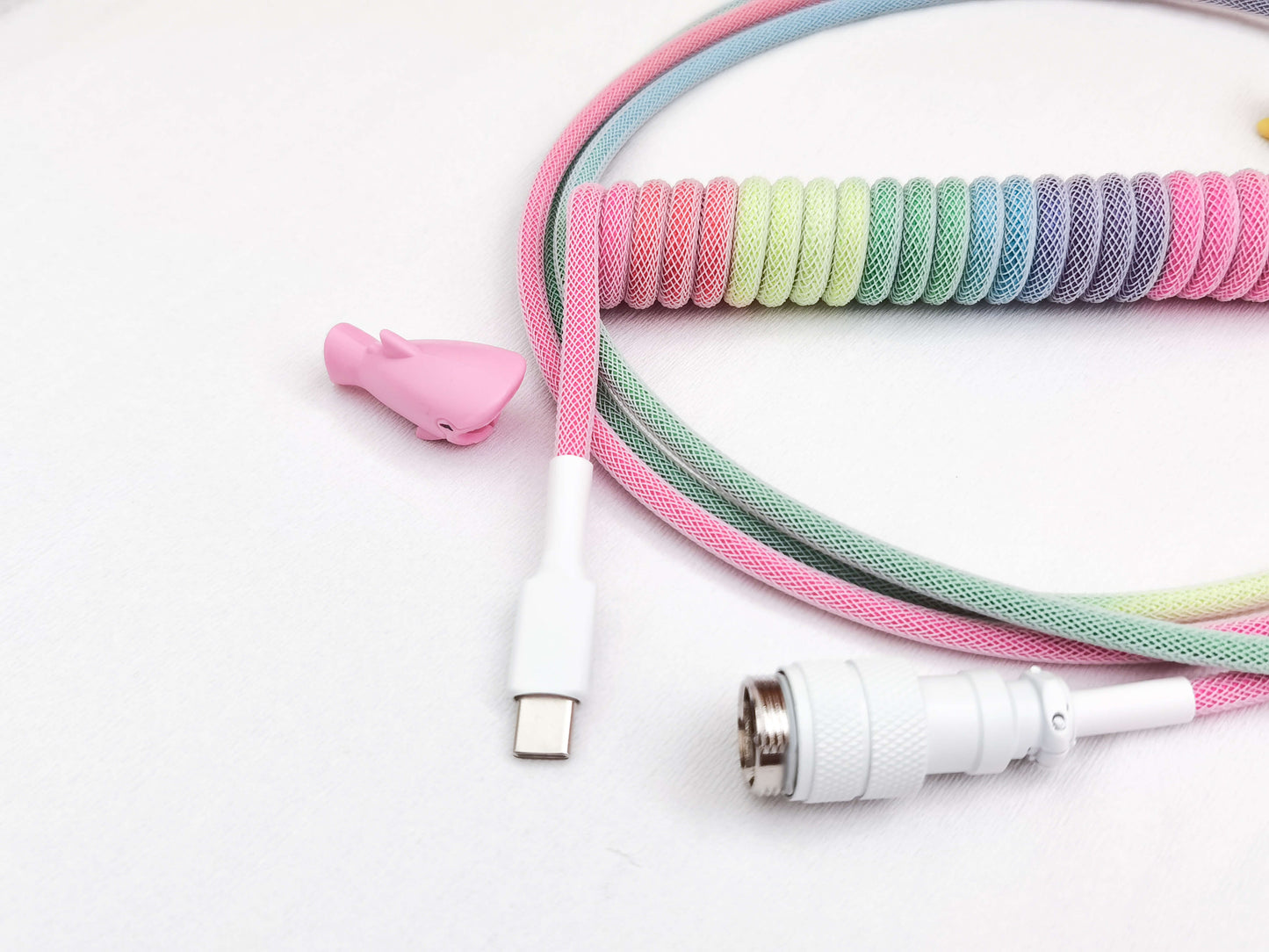 Rainbow keyboard cord