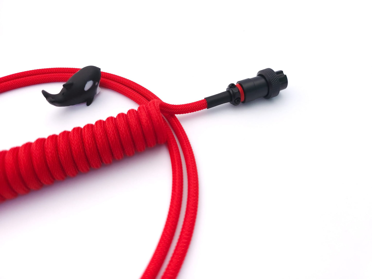 Red mechanical keyboard cable