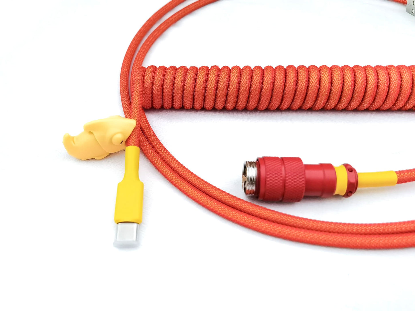 Red keyboard cable