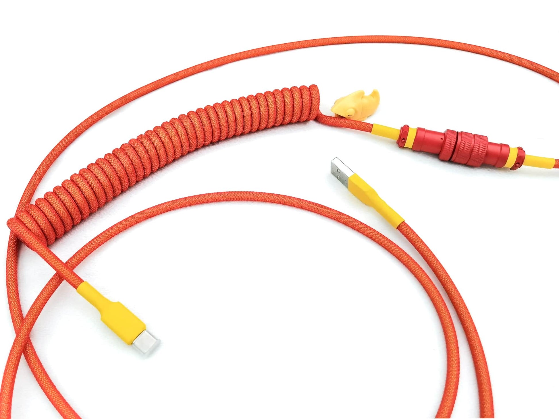 Red mechanical keyboard cable