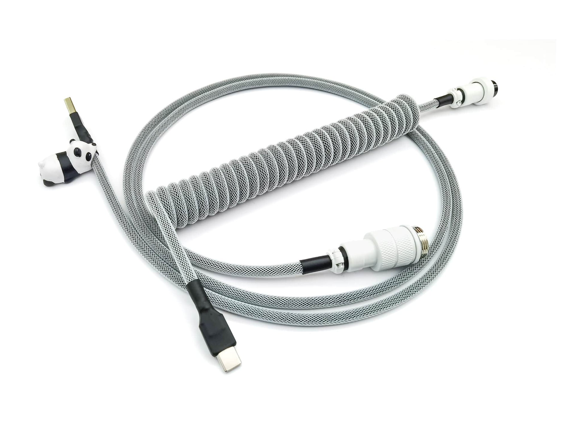 WOB coiled keyboard cable