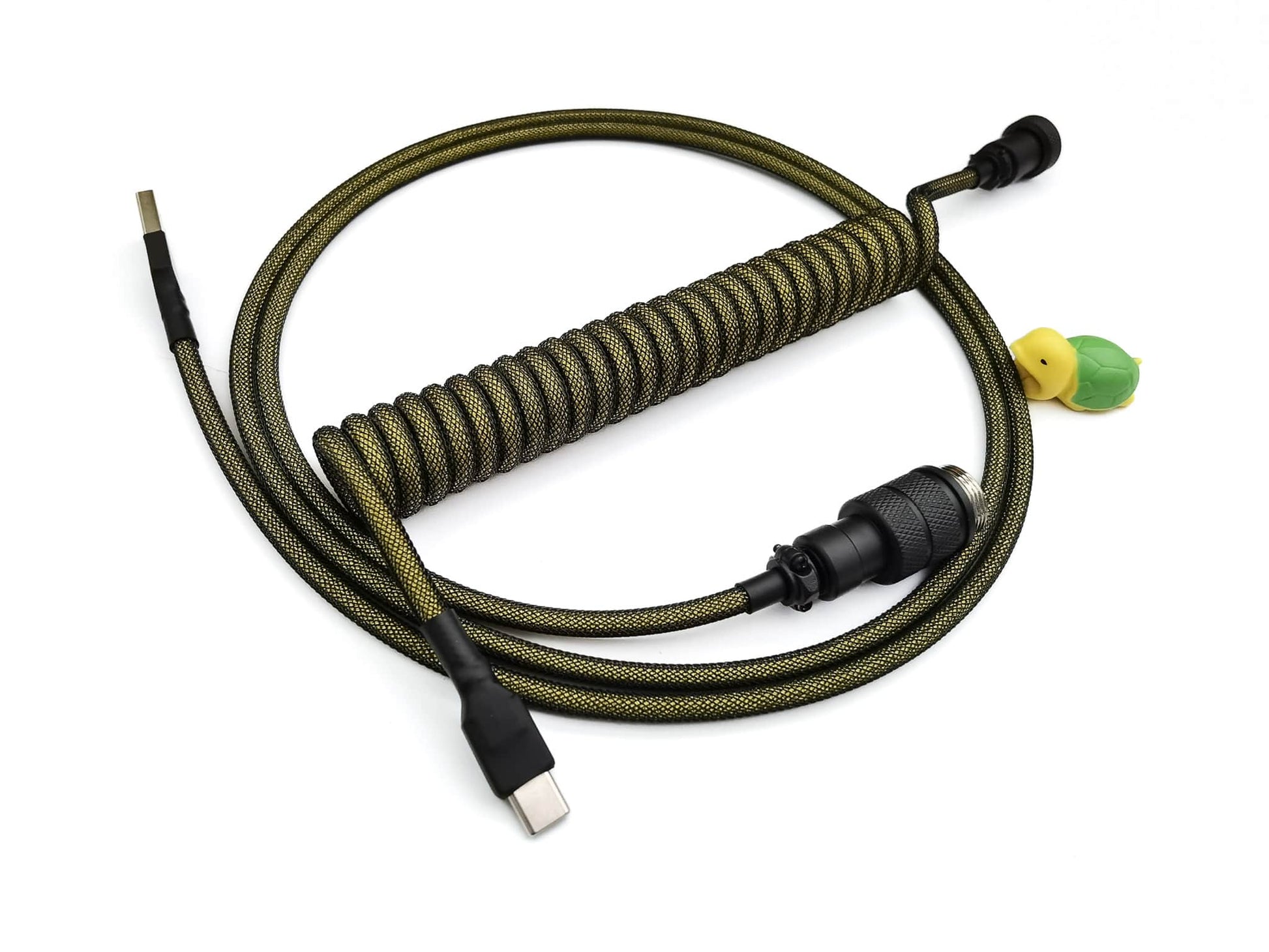 Yellow keyboard cable