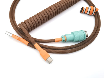 brown keycaps cable