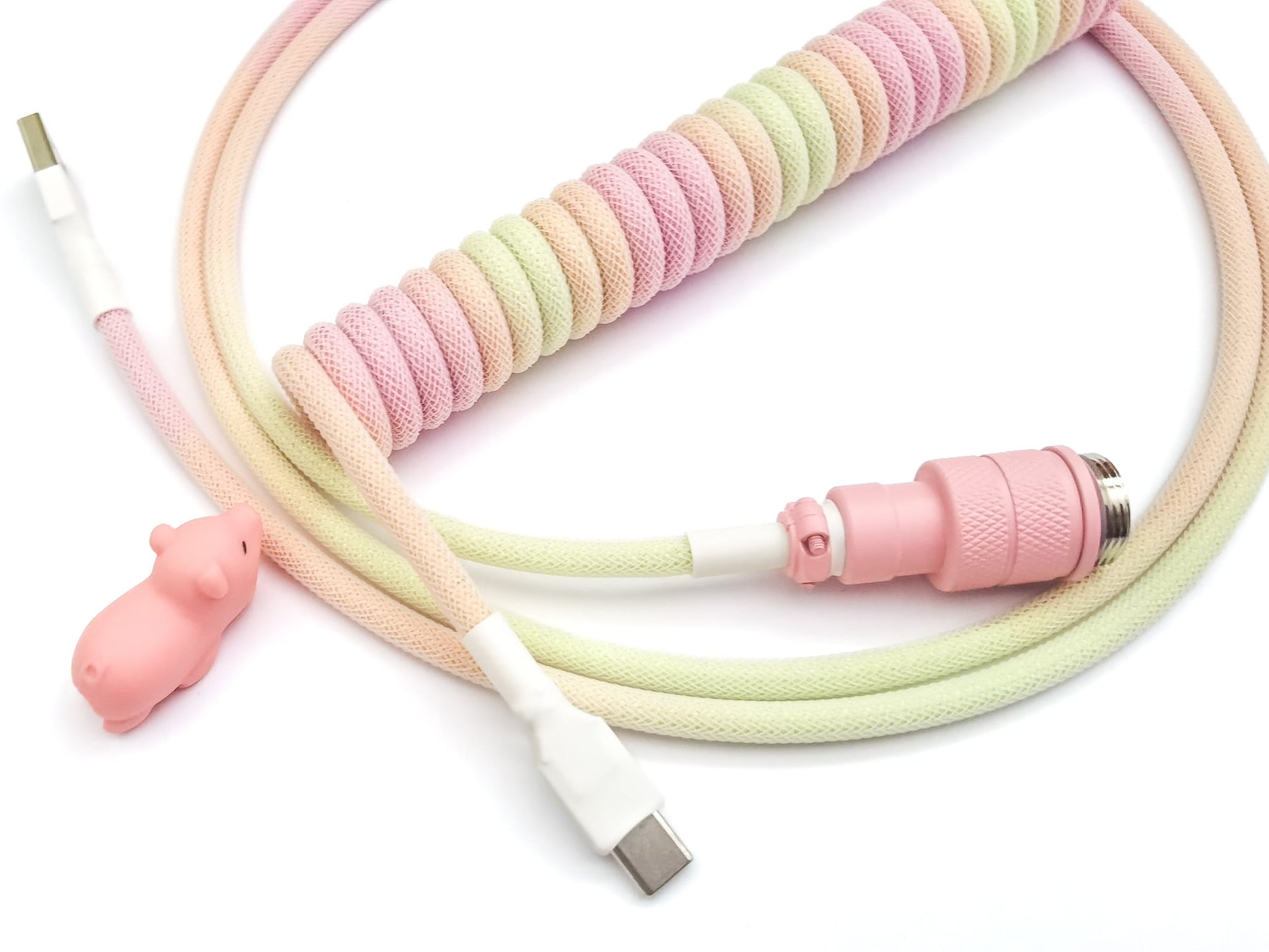 coiled keyboard cable kawaii