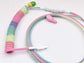 coiled rainbow usb wire