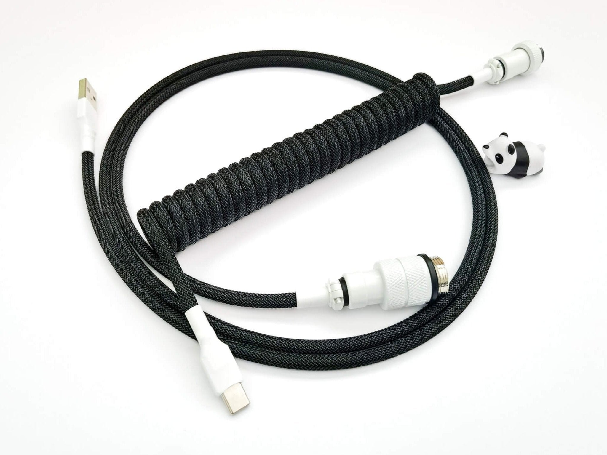 Coiled Keyboard USB Cable "WOB" King Cables