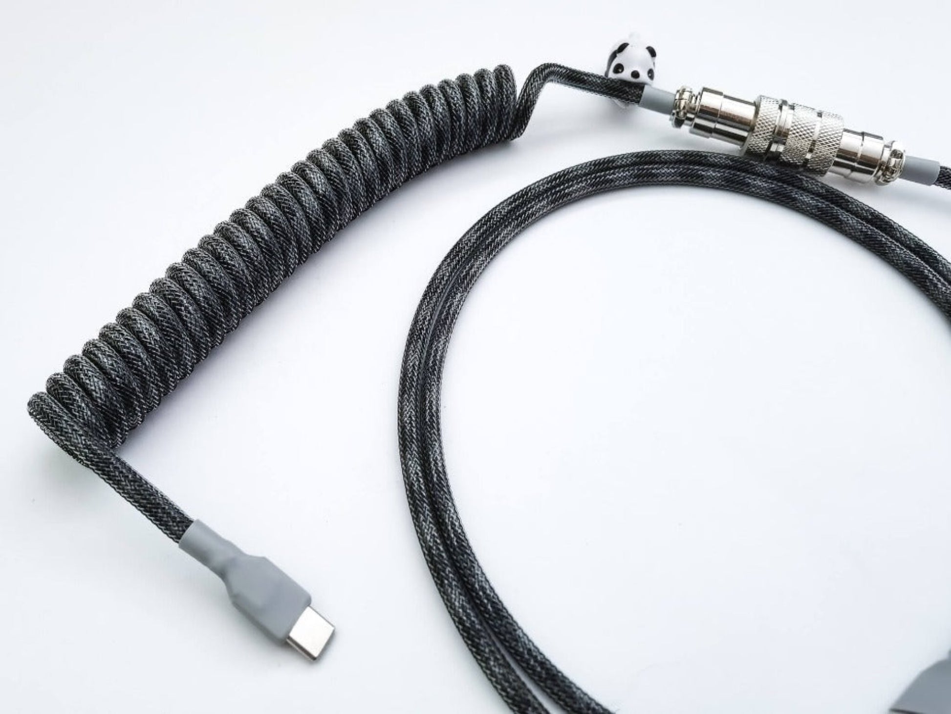 Grey black keyboard cable