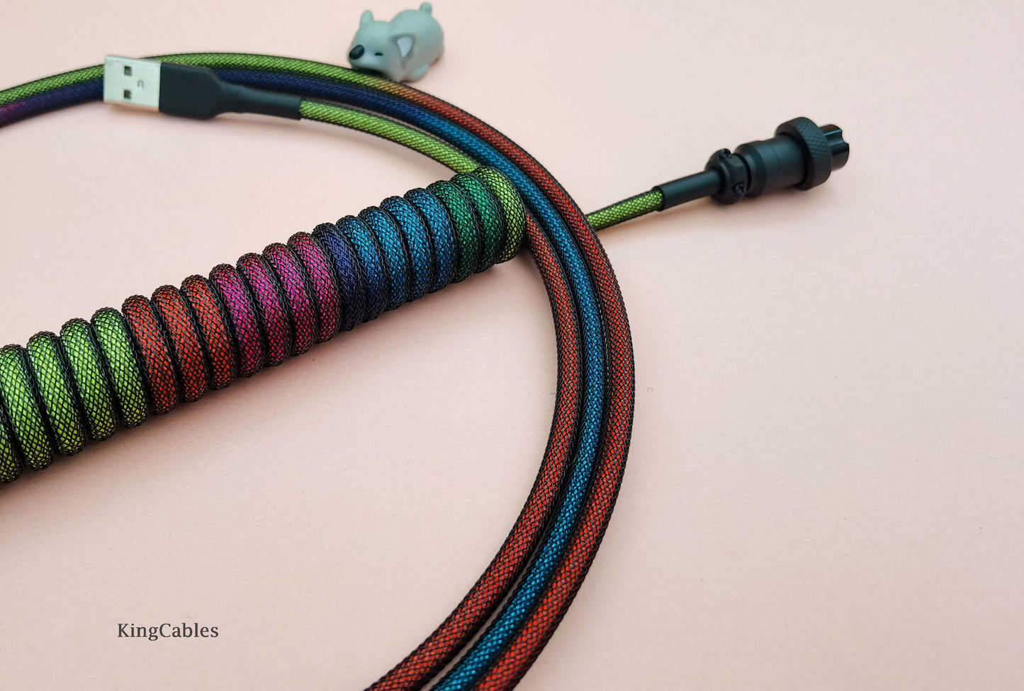 GMK Midnight Rainbow cable