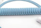 Blue custom keyboard cable